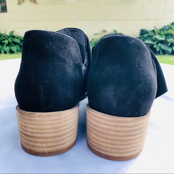 Anthropologie Seychelles BLK Ruffle Ankle Slip-on 8.5 - Picture 6 of 6